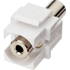 Adaptador/Doble Hembra Mini-Jack stéreo 3.5 mm formato Keystone Excel: 100-811