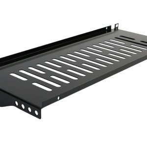 Bandeja colgante 19" 1UA F190mm negra. Ref: 542-020-BK