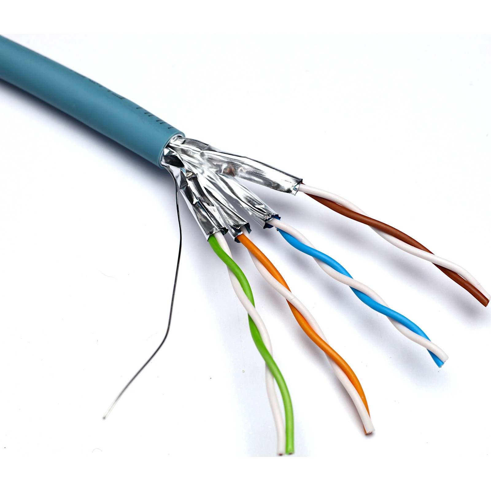 Bobina cable U/FTP Cat.6A LSZH Color Azul CPR B2ca ( 500 mts ) Excel: 190-191