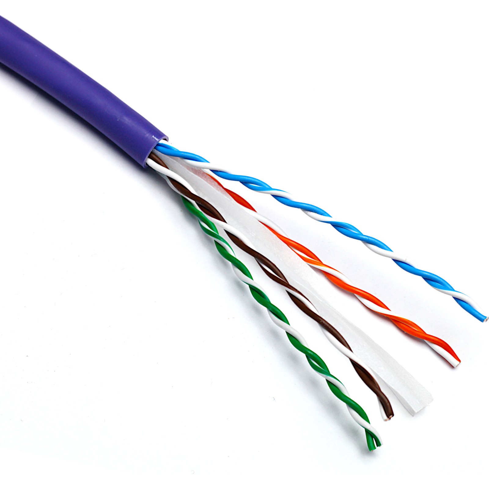 Caja cable UTP Cat.6 LSZH CPR B2ca Color violeta (305 mts) Excel: 190-071