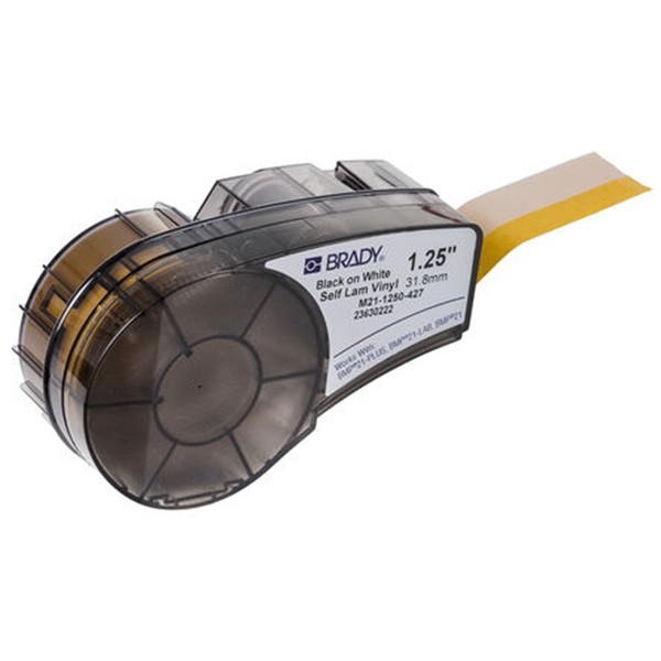 Cartucho etiquetas BRADY para cables/latiguillos Self-lam Vinyl 31,8 mm BRADY110929