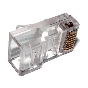 Conector RJ45 Macho 8 vías Cat.5e cable rígido/flexible Commscope: 6-557315-3