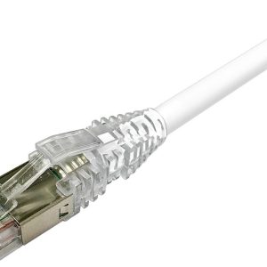 Latiguillo RJ45 Cat6A S/FTP LSZH blanco. Commscope/AMP