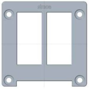Tapa lateral entrada conexión rápida doble Ofiblock Compact. Simon: KCFC04-24