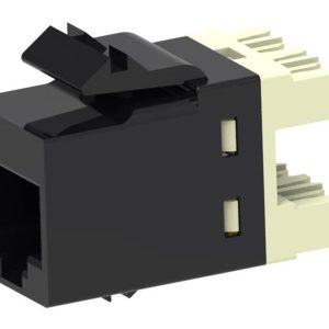 Toma hembra RJ45 Categoría 6A  UTP SL10G. Color negro. Commscope AMP760241195