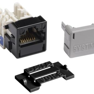 Toma UTP RJ45 Cat6 No apantallada. SYSTIMAX® GigaSPEED XL® M-Series Modular Jack. Color NEGRO. Ref : 700206667